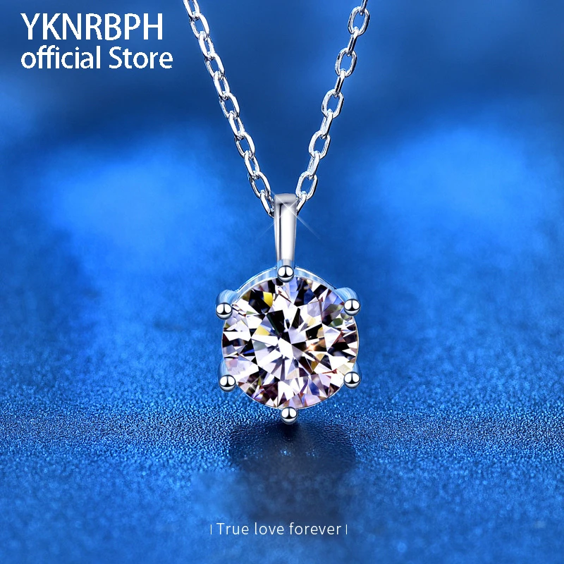 YKNRBPH Collar De Plata S925 Brillante Para Mujer, Cadena De Clavícula