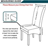 XL Size Stretch Velvet Dining Chair Covers Removable Washable Large Soft Dining Kitchen Home Restaurant Chair Slipcovers 2