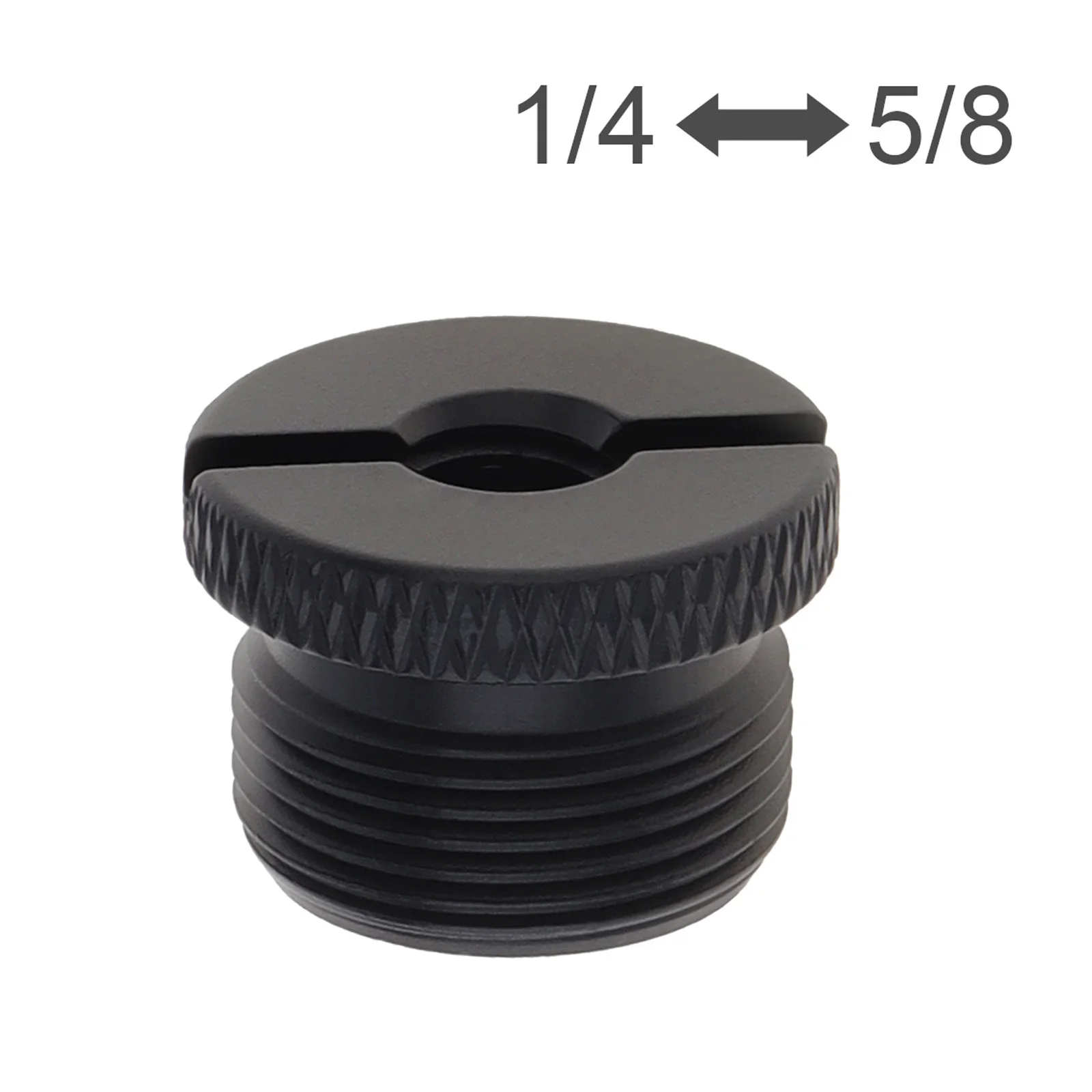 Microphone Adapter 1/4-Inch Female to 5/8-Inch Male Precision Screw Adapter for Microphone Stand Boom Arm Camera Tripod