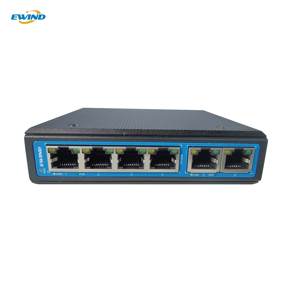 Ewinner-industrial Ethernet Switch Ethernet Switch Portas Rj45 Port Rede Switch para Câmera ip Wireless ap Portas 10 100m - Imagem 3