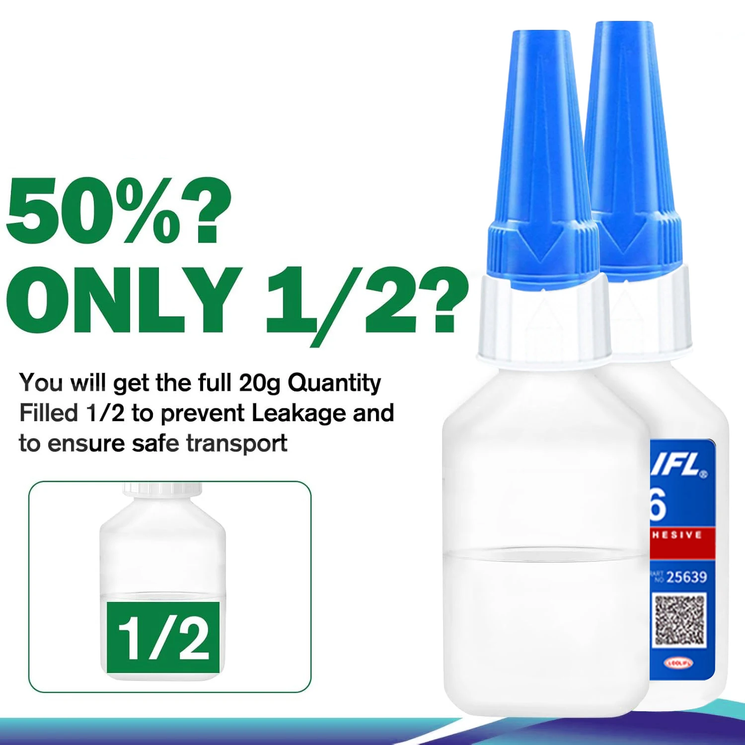 Colle Cyanoacrylate 406 20g - Lot de 1, 2 ou 3 - Super Glue Haute Performance