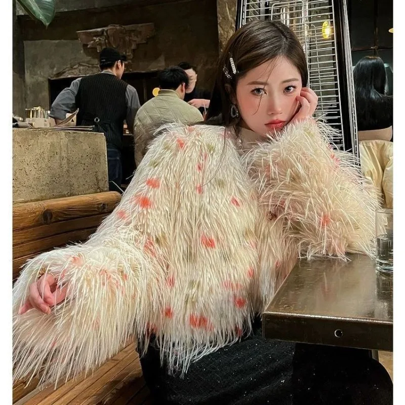 

Fur Coat Short Jacket Women's Winter 2023 New Fur Top
