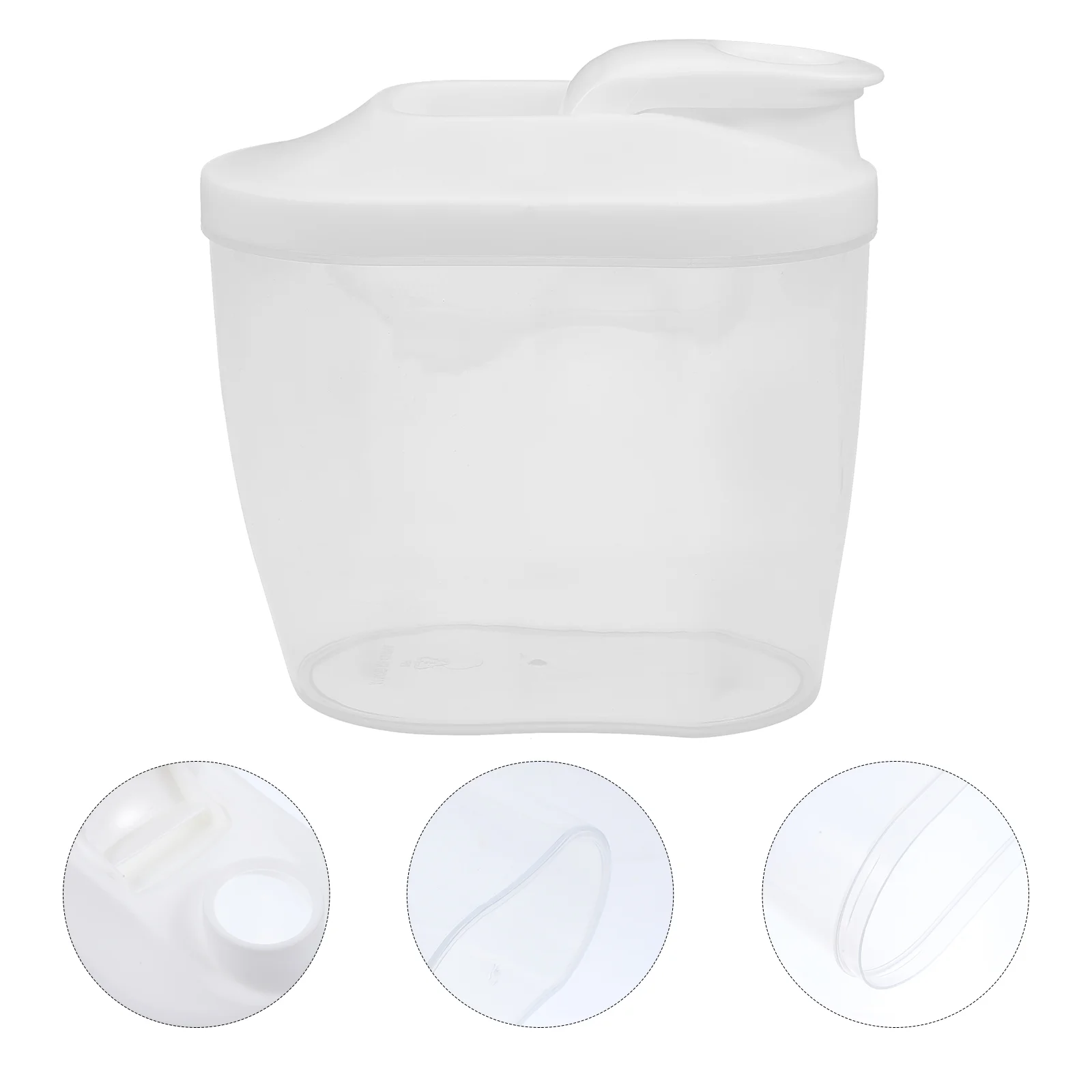 

Kitchen Storage Jar Grains Dispenser Canister Pantry Container Jars Portable Transparent Tea Coffee