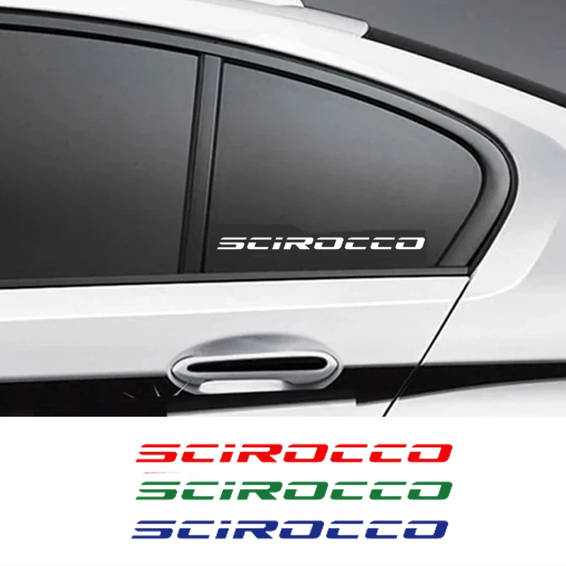 

2Pcs Car Windows Sticker For Volkswagen VW Scirocco R GTI