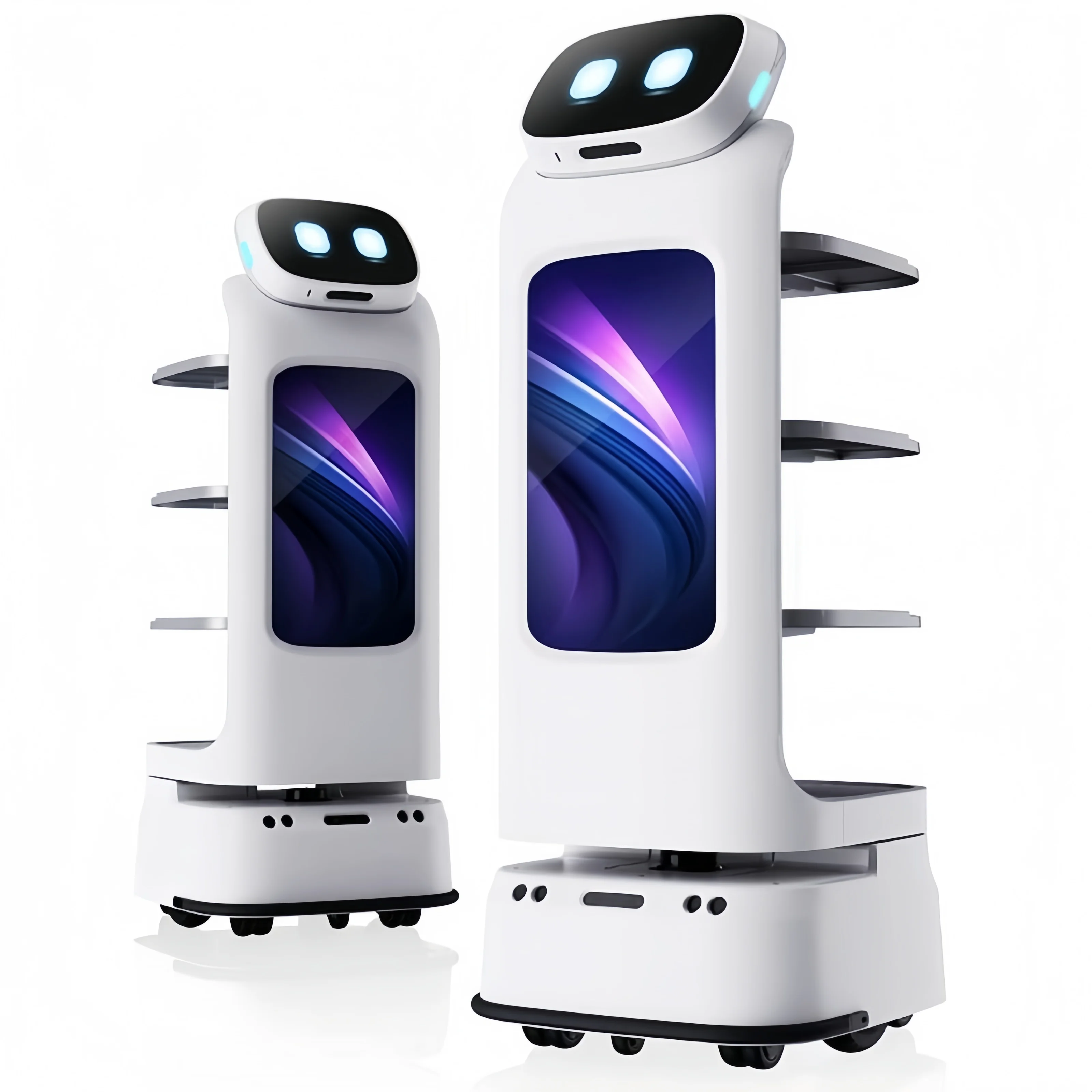 Robot di Consegna Personalizzato per Ristoranti, Hotel, Caffetterie - Robot Cameriere Intelligente per Servizio di Consegna Cibo