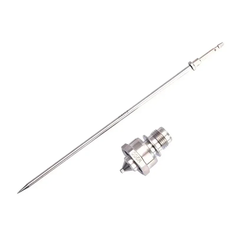 SMaster 일본제 HVLP 수동 핸들 W-200 스프레이건 깍지 니들 에어 캡 키트, W200 페인트 스프레이건, 1.2mm, 1.5mm, 1.8mm, 2.0mm, 2.5mm