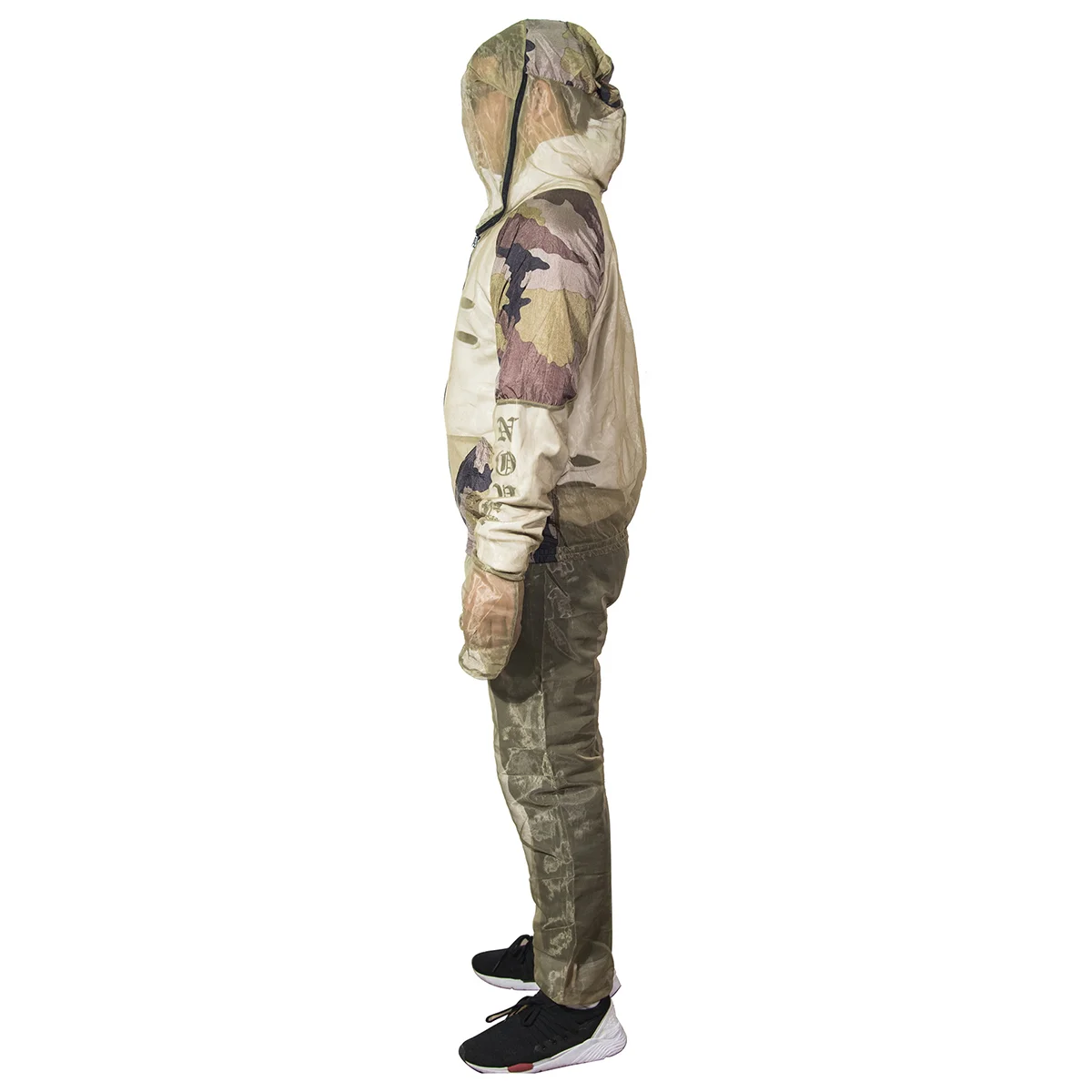 실용적인 하이킹 캠핑 여행용 그물 바지, 정글 어드벤처, 그린 (S/M)
