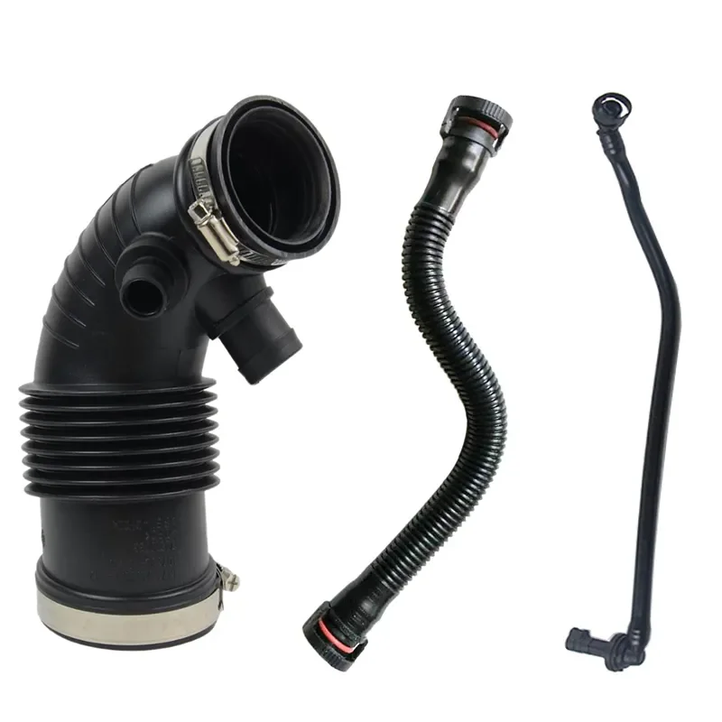 Air Intake Hose 11157608144 11157614690 13717597586 Air Duct Filtered Pipe Air Intake Hose With Steel Ring For BMW F20 F21 F30