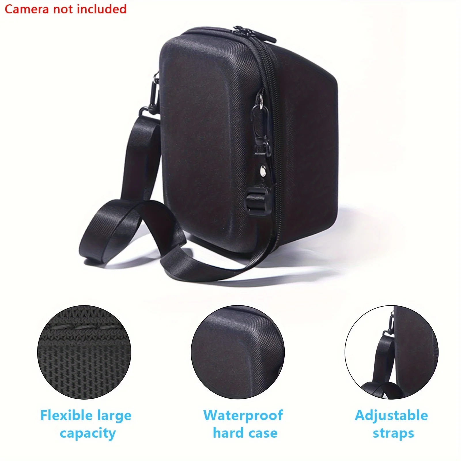 Camera Storage Case 1x Hardshell Camera Bag with Adjustable Shoulder Strap Polaroid OneStep OneStep+/2 Now Gen 2 Cameras (Camera Not Include)
