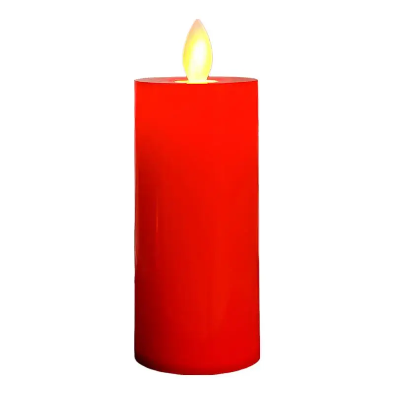 

Moving Wick Candles Red Flickering Moving Flame LED Candles Fake Candles LED Candles Table Decoration For Home Party Christmas