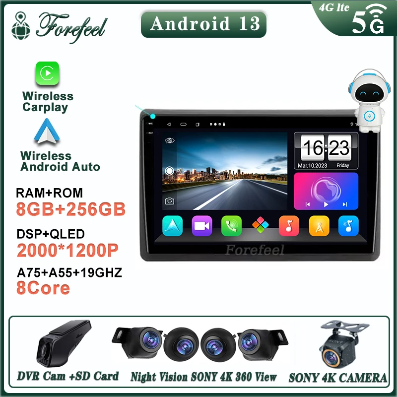 

Car Android 13 For Renault Master 2010 - 2019 For Nissan NV400 2010 - 2020 For Opel Movano 2 2010 - 2019 Multimedia Navigation