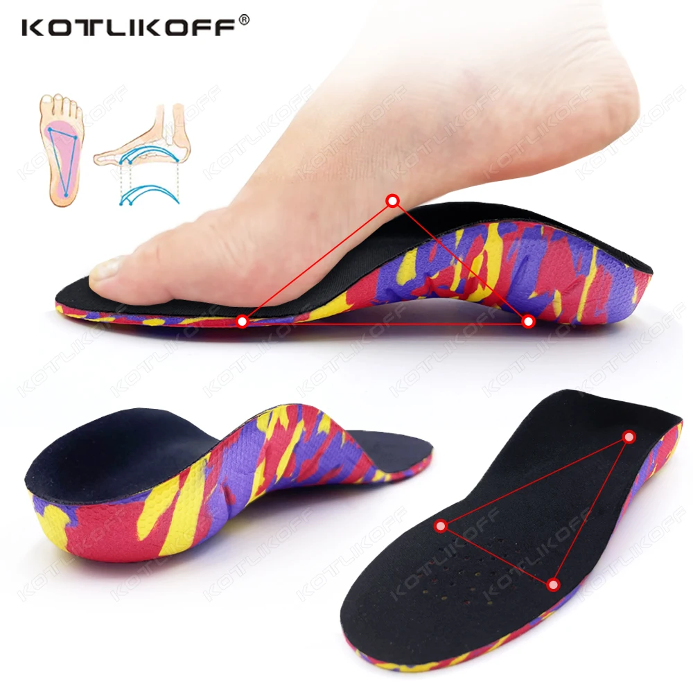 

Ortopedic Shoes Pads For Kids Sneaker Sport Insoles For Shoes Arch Support Flat Feet Ultralight Comfortable Template Inserts