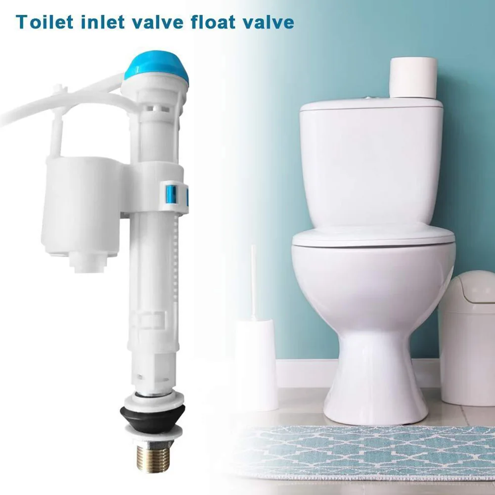 1/2in Bottom Entry Toilet Fill Valve Cistern Fittings Adjustable Float Filling Valves for Toilet Tank Accessories