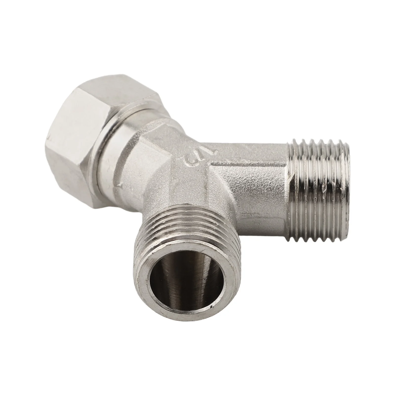 Connector Copper 1/2" DN15 Hot All Copper Bathroom Gadgets Union Dishwasher Washing Machine Tap Silver Y Dual Splitter