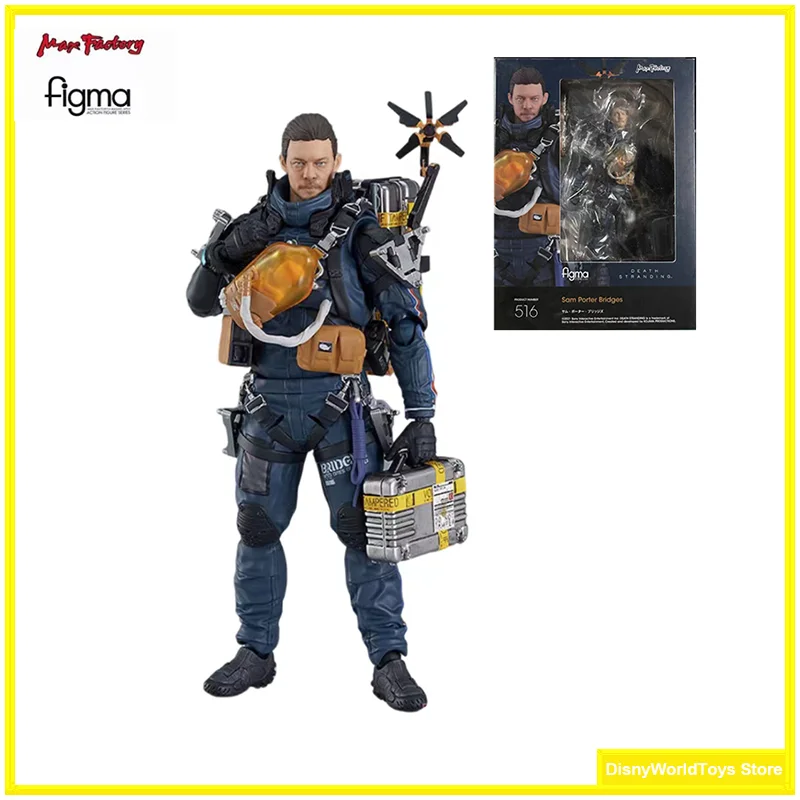 100% Originale Figma 516 Figma Death Stranding Sam Porter Bridges Dx Edition In Stock Anime Action Collection Figure Toys
