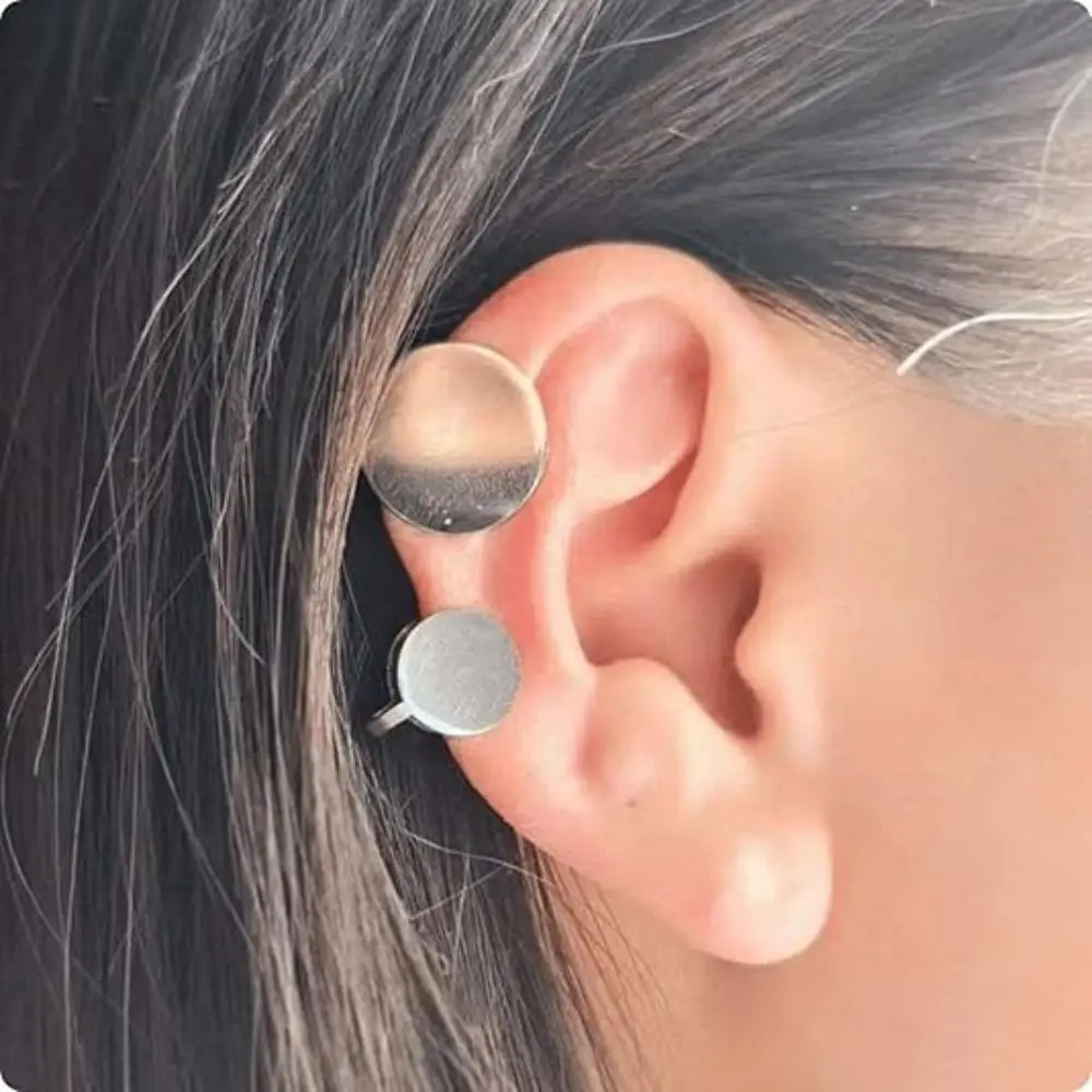 Ear Clip Earrings New Keloid Pressure Acupressure Clip on Compression for Swelling Spiral Non-pierced