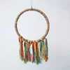 Pet Bird Parrot Toy Cotton Rope Circle Toys Chewing Bite Parrot Perch Hanging Cage Swing Rope Ring Stand Climb Toy Bird Supplies 2