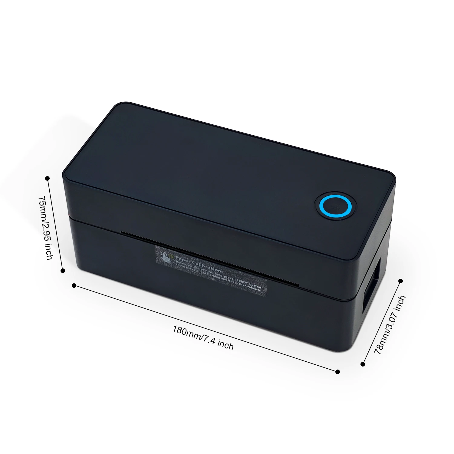 4x6 감열 라벨 프린터, 블루투스 USB 고속, 소규모 사업용, iOS 안드로이드 윈도우 맥 호환