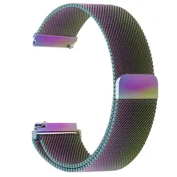 Stainless Steel Milanese Magnetic Buckle Bracelet Strap - Color 2 for Redmi Watch 5 Lite (Colorful)