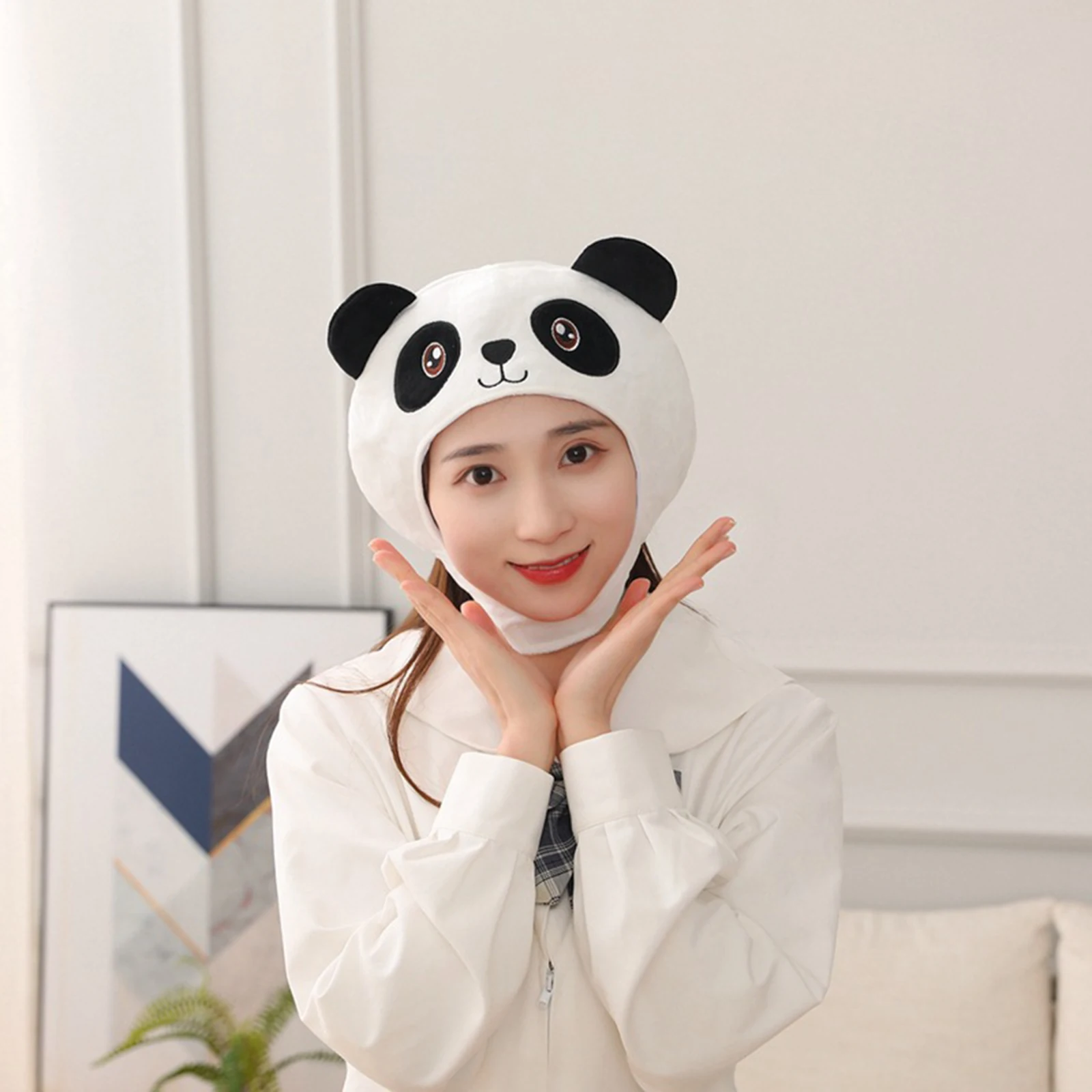Bee Animal Plush Hat Clothing Photo Prop Fancy Dress Headgear Adults Headwear for Pretend Play Holiday Easter Carnival Cosplay