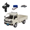 WPL D14 WPL D12 Brushed 260 motor RC Car Simulation Drift Climbing Truck LED Light On-road Car 1:10 RC Truck Toy Kids Gifts 4