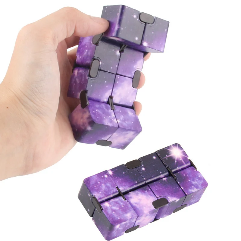 10PCS Infinity Cube Stress Relief Reduce Anxiety Toys Dispositivo Anti Ansiedad Regalos Cumplea&ntilde;os Ni&ntilde;os Para Invitados