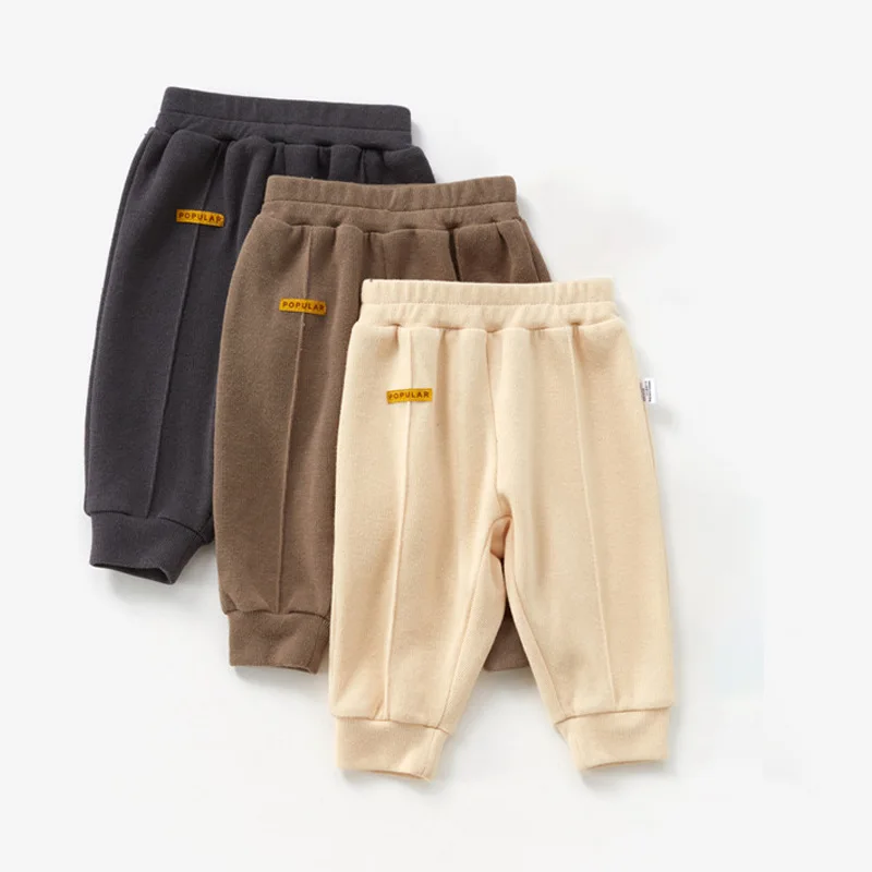 

Children Sport Sweatpants Spring Autumn Casual Elastic Waist Cotton Harmen Trousers For Infant Toddler Baby Boys Girls