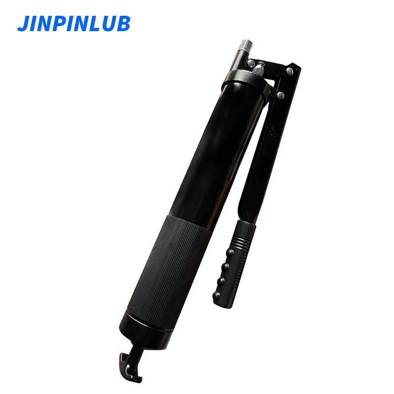 JINPINLUB KVT 600mL Manual High Pressure Grease Filler Industrial Grade Double Rod Self-Priming Hand Grease Gun