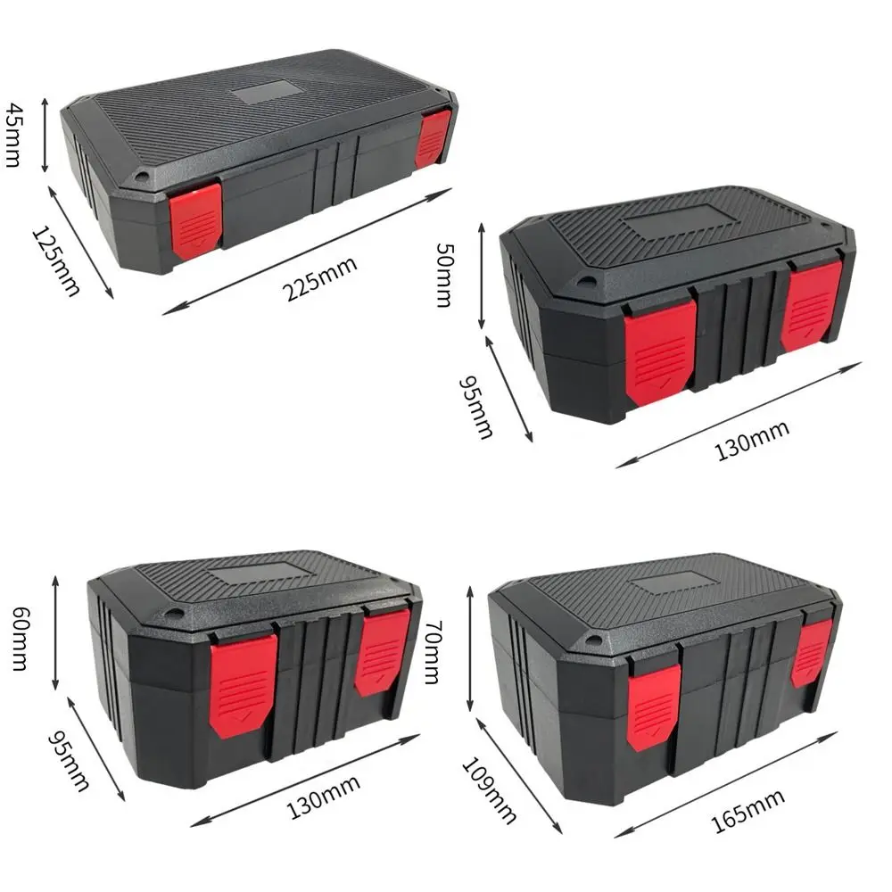 Portable Parts Box Plastic Toolbox Equipment Box Multi-function Tool Storage Bags Tool Organizer Instrument Protection