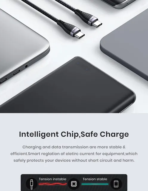 V-TAC Cavo USB-C A USB A Da 1 Metro Per Smartphone, Computer, Tablet – Cavo Type-C Per Ricarica Rapida 2.A E Trasmissione Dati – Compatibile Apple Huawei E Samsung - Argento - Foto 6