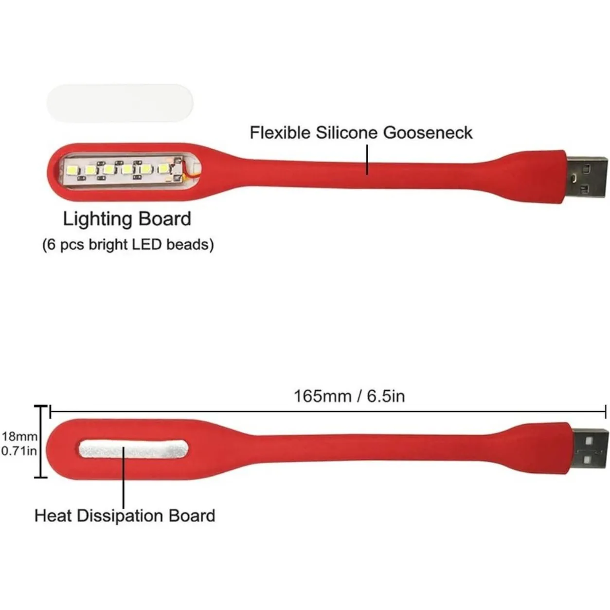 Hot sale 10 Colors Portable USB LED Light with USB For Power bank/computer Led Lamp Protect Eyesight LED laptop