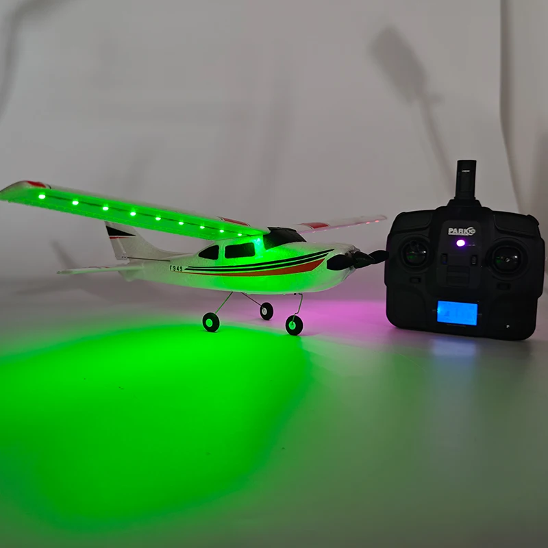 Avion RC RTF 2B LED – 4 canaux, prêt à voler, mousse EPP