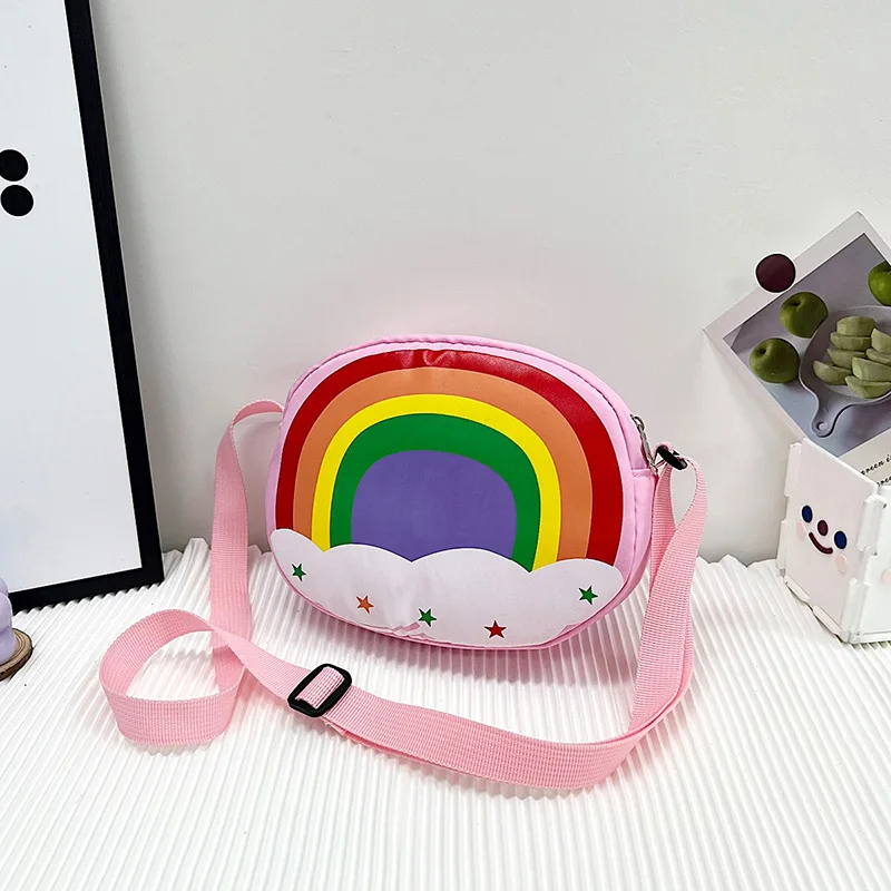 Portable Nylon Baby Girls Messenger Bags Lovely Rainbow Boys Kids Travel  Small Wallet Handbags Cute Tiger Children Shoulder Bag - AliExpress