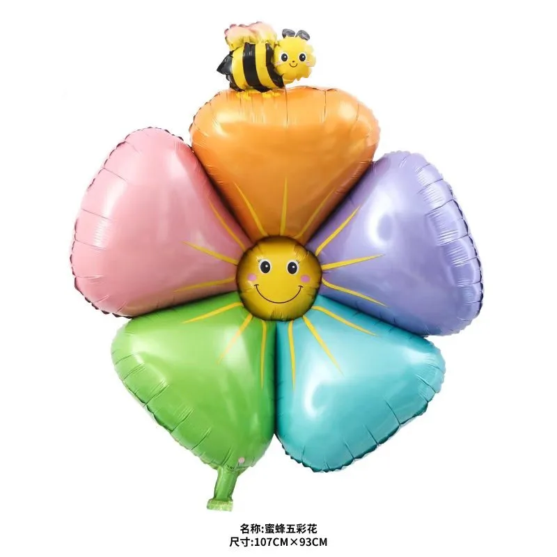 Vibrant Butterfly & Flower Helium Foil Balloons for Celebrations and Decor