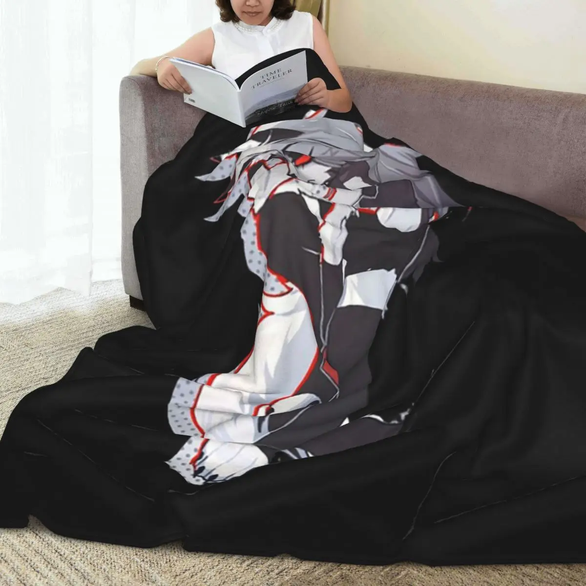 Helluva Boss Loona Blankets Fleece Warm Throw Blanket Sofa Throw Blanket For Couch Bedding Travel Throws Bedspread Quilt 5