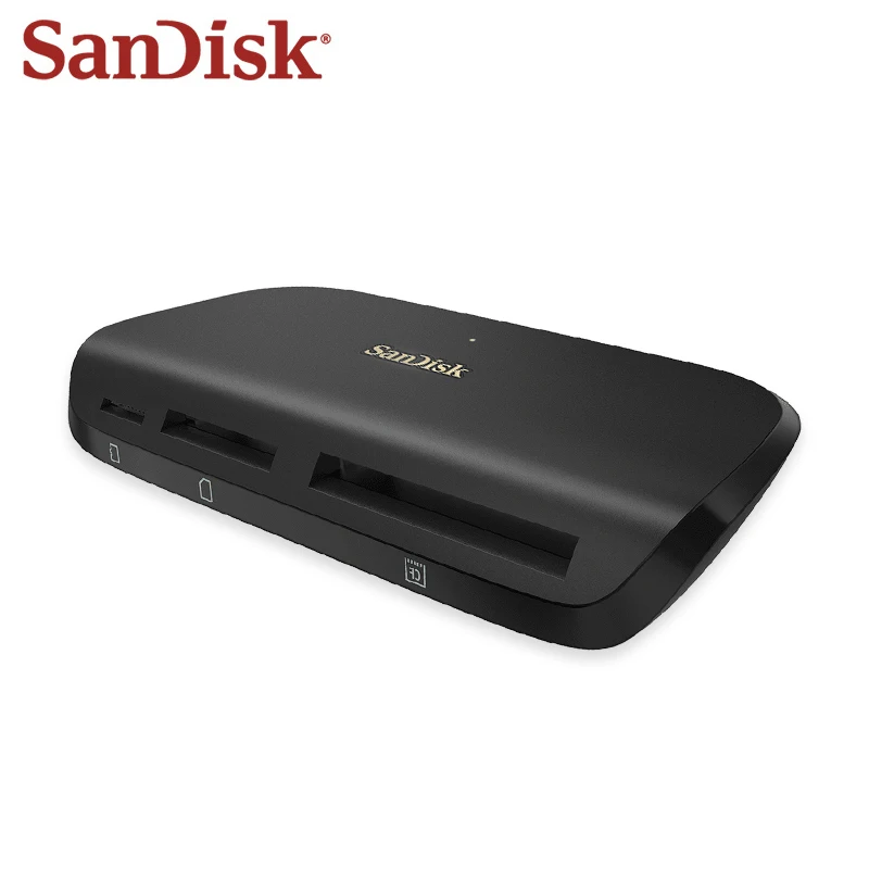 sandisk-multifunctional-memory-card-reader-a631-type-c-3-em-1-velocidade-de-leitura-do-flash-preto-original-tf-cartao-sd-cf-card