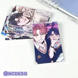 13pcs/Set Korean Double Male Comics Manhwa SKETCH 3Inch Polaroid Photo Small Card Yikyung Choi/Joobing Lee Free Shipping