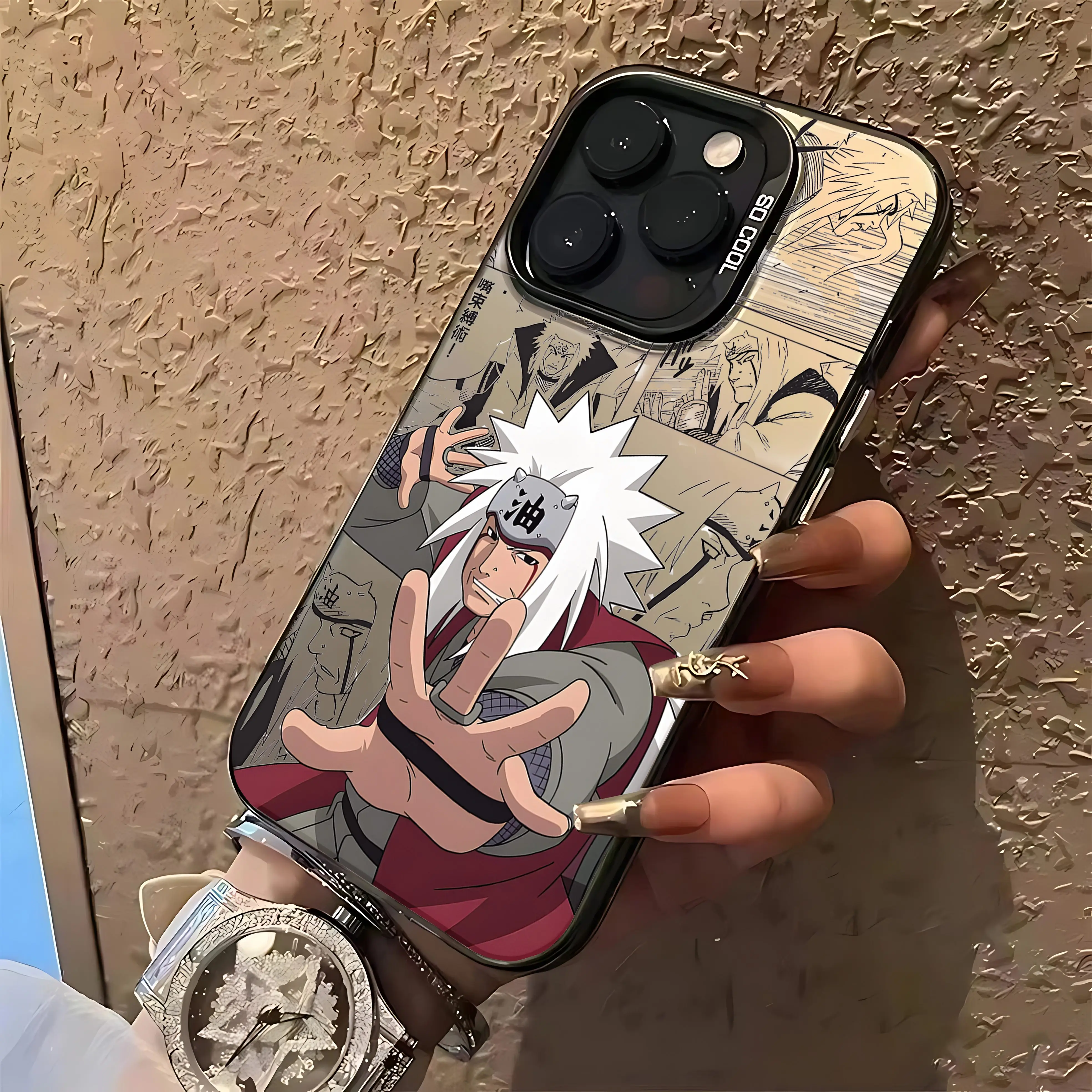 Stylish Anime-Inspired Anti-Fall Phone Case with N-Narutos Design