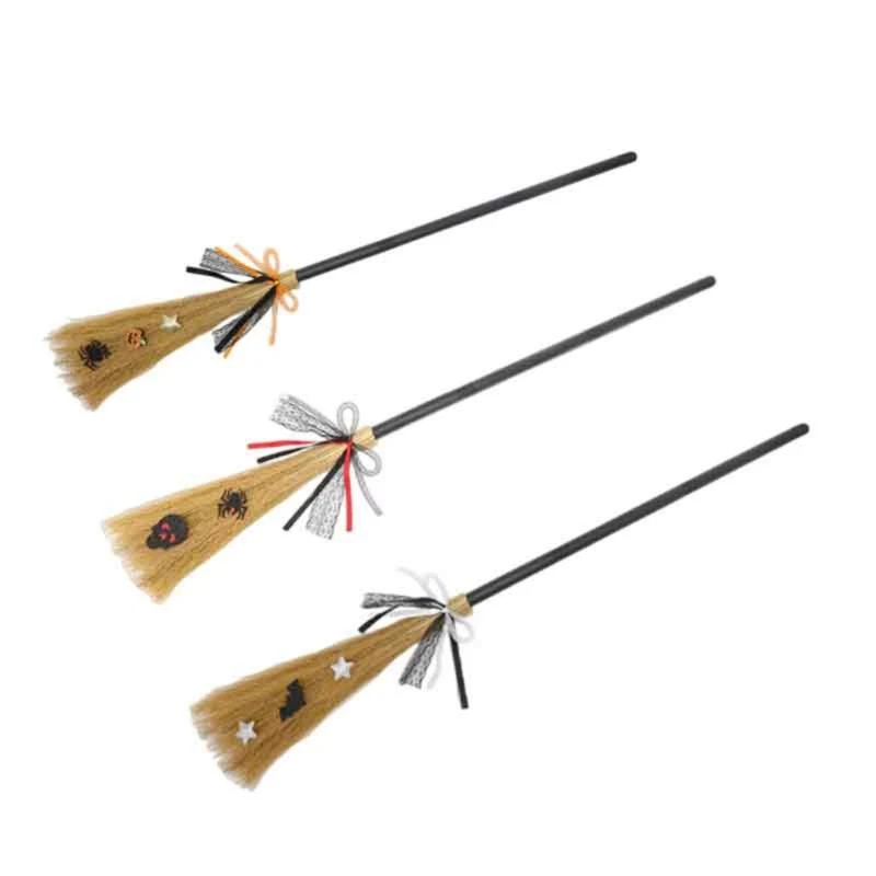 

Halloween Witch Broomsticks Party Decorative Halloween Festival Holiday Party