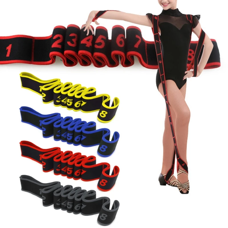 

3ft Women Yoga Elastic Belt Figure Waist Leg Resistance Bands Fitness