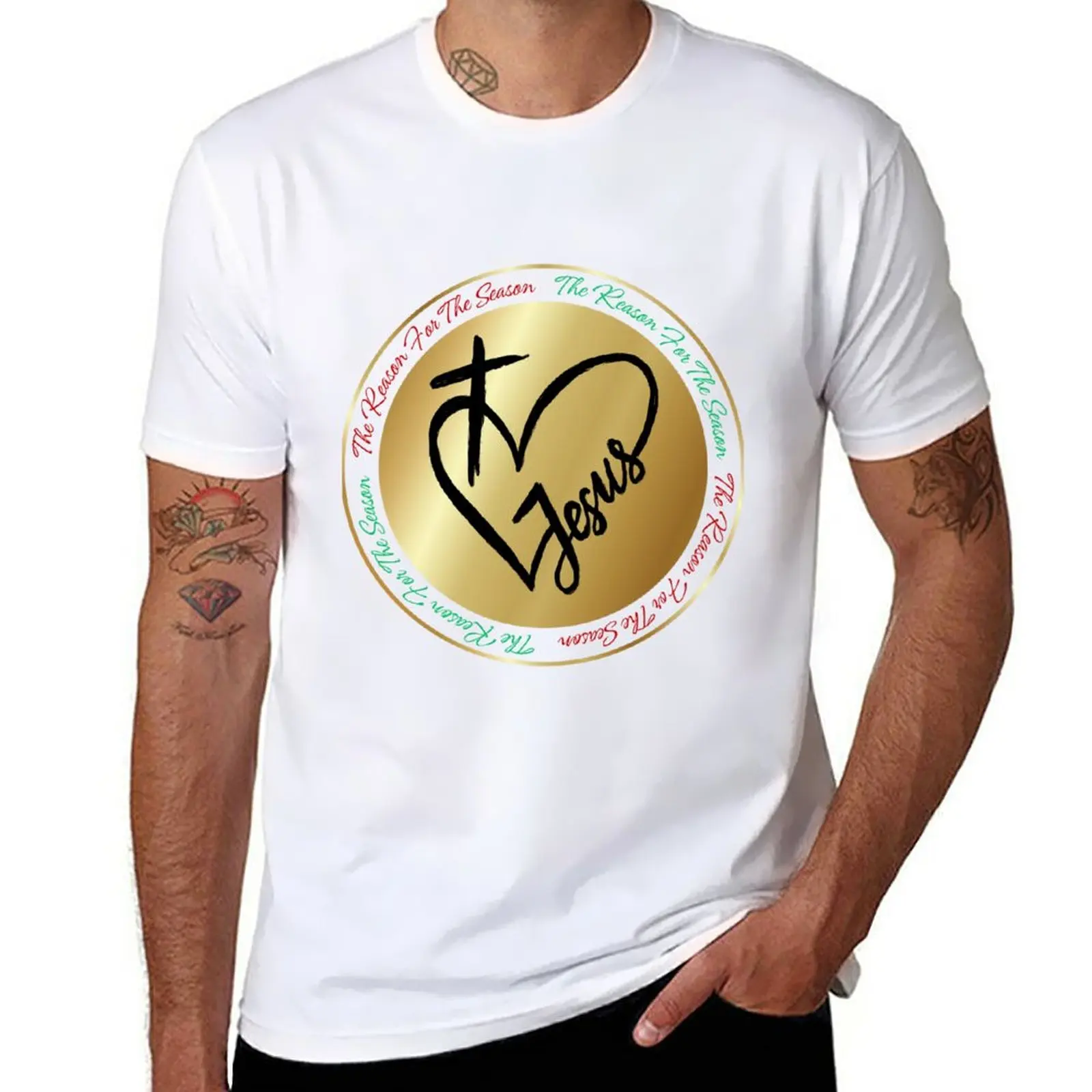 

Jesus Is The Reason For The Season T-Shirt sports fan t-shirts Aesthetic clothing funny t shirts for men