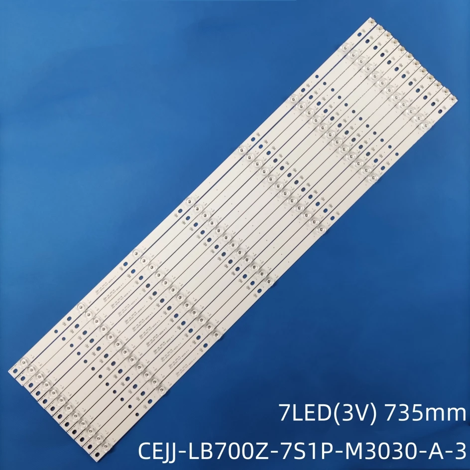 Striscia Di Retroilluminazione A Led Da 12 Pezzi Per P Hilips 70 Puf6894/T3 Cejj- Lb700Z-7S1P-M3030-A-1 70 Pus6504/12 70 Pus6724/12 70 Pus7555/12 70 P