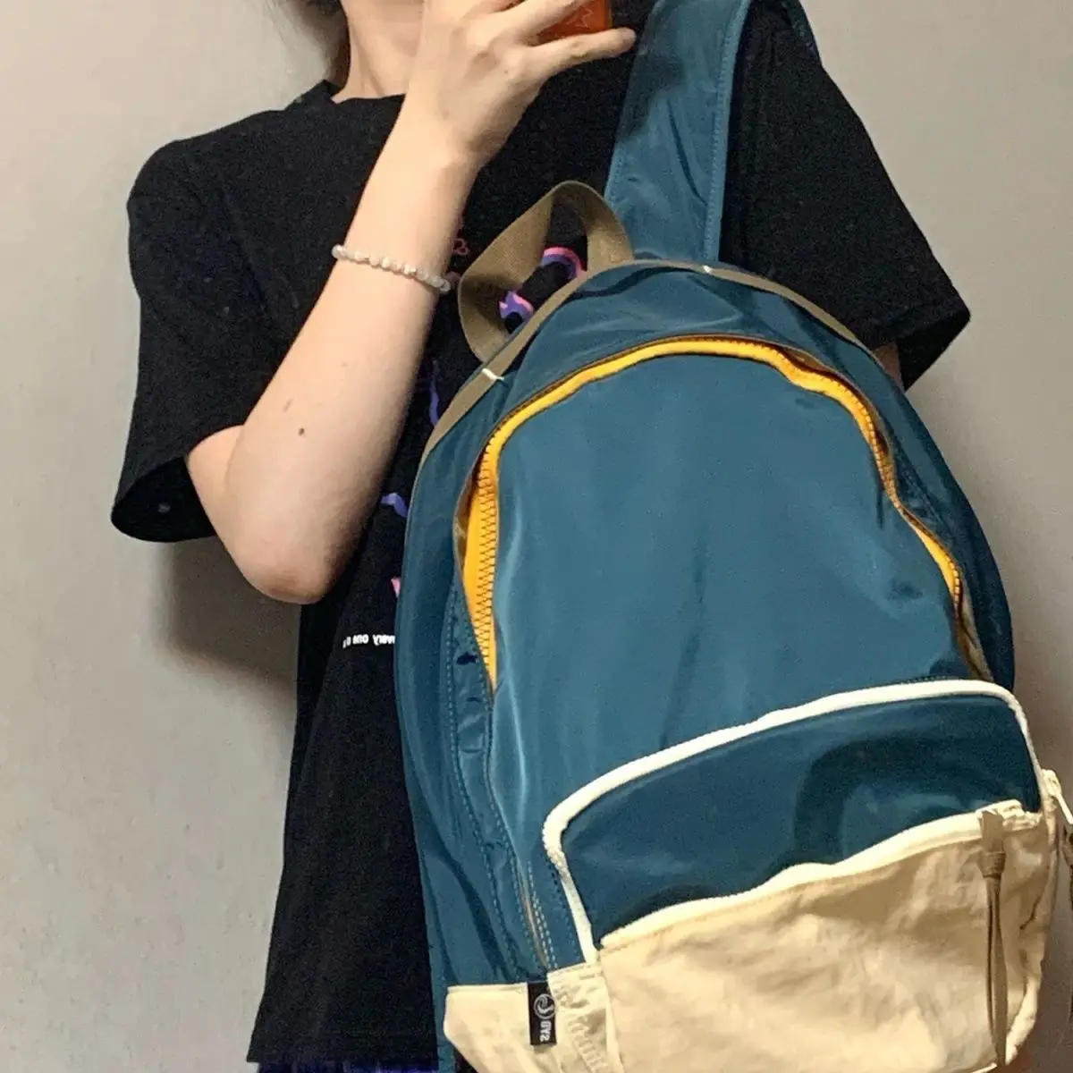 Miyagawa Lightweight Contrasting Color Backpack Korean Version Student Causal Travel Bag Niche Design Computer Backpacks 6