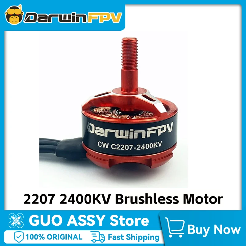 DarwinFPV 2207 브러시리스 모터, 2400KV