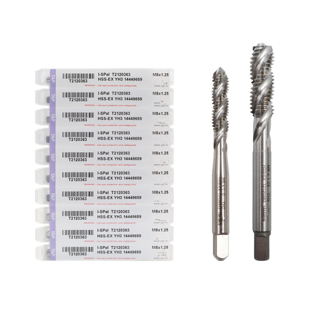 

HOT M2-M20 Made in Korea T2120 HSS-E Aluminum use spiral Taps Processing: copper, aluminum and other non-ferrous metals