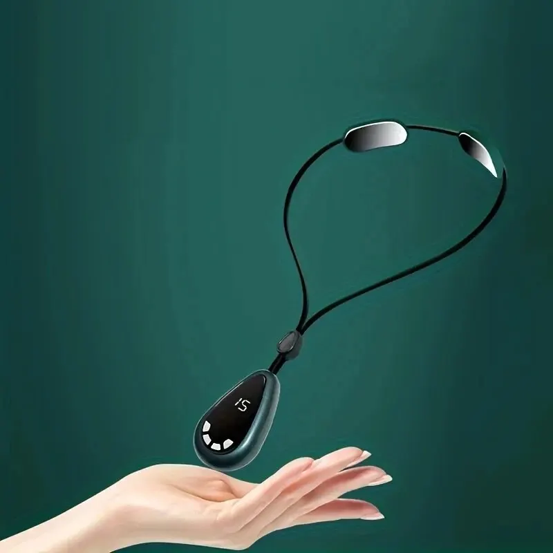 Mini Portable Hanging Neck Massager Neck and Shoulder Heating Soothes the Cervical Spine Suitable for Home and Office Use
