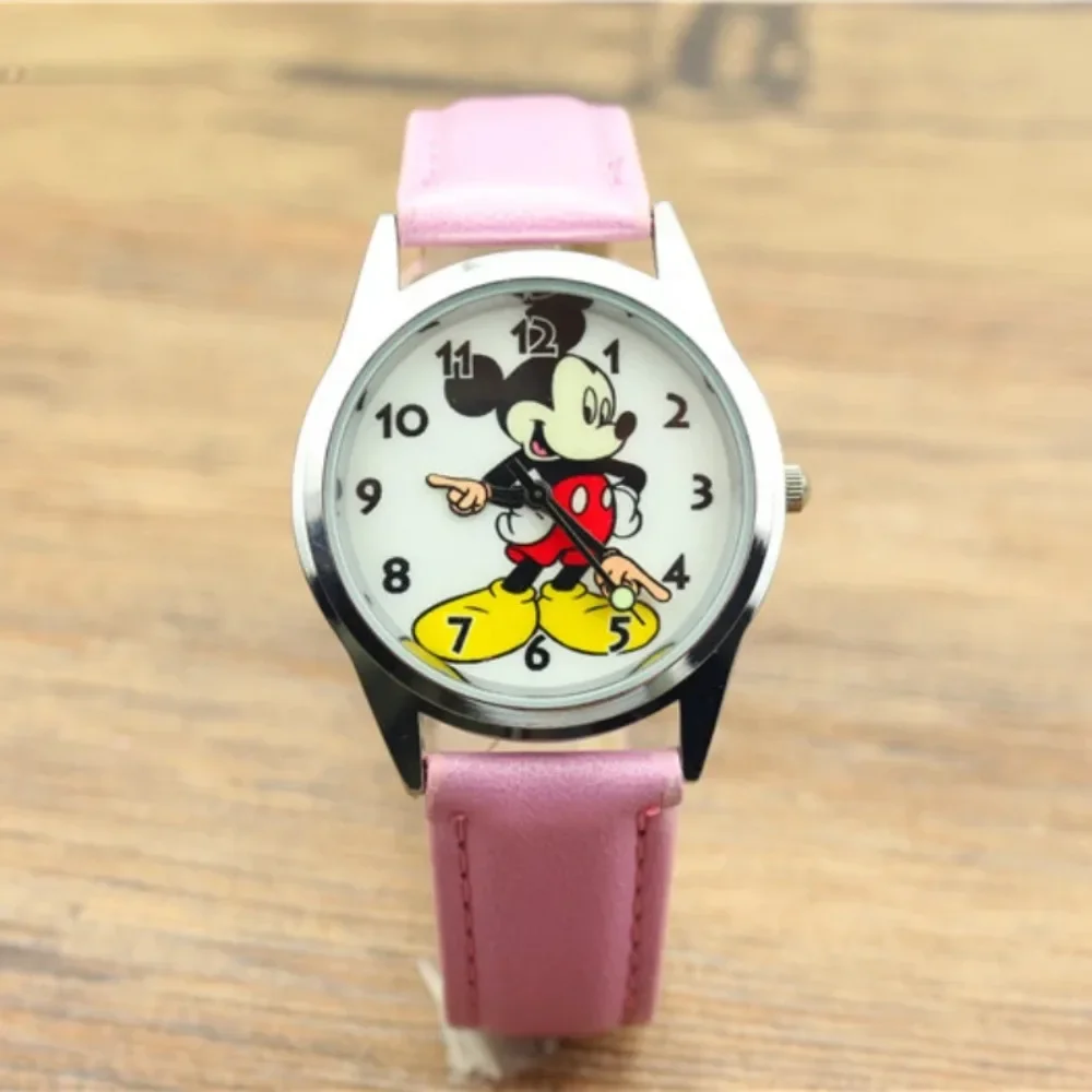 Disney Mickey Mouse Teen Adult Watches Vintage Articulating Hands Analog Quartz Watch for Women Men Teenager Fashion Wristwatch 3