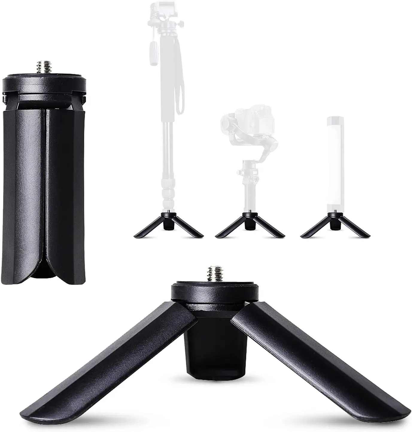 Compact Desktop Tripod with 1/4 Screw