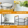Hot Selling 4L Glass Mason Jar with Metal Lids, Metal Stand And Tap For Lemon Water 3