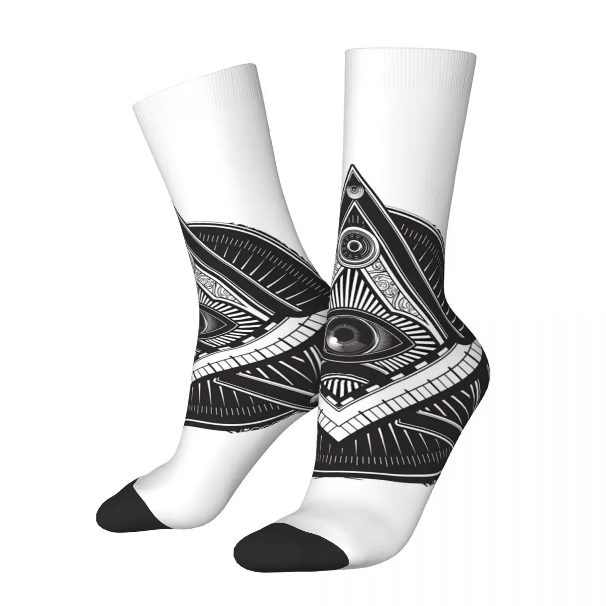

Freemasonry Illuminati Classic Men Women Socks Windproof Novelty Spring Summer Autumn Winter Stockings Gift